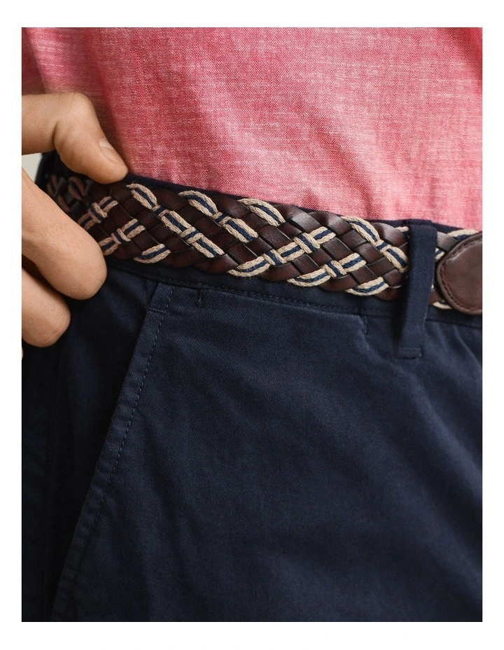 Slim Fit Classic Chinos in Evening Blue image 3