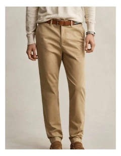 Slim Fit Classic Chinos in Dark Khaki