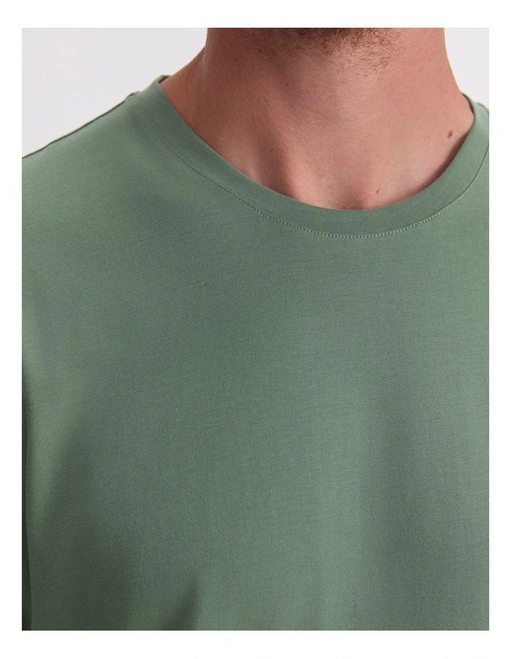 Supersoft Tee in Green image 6