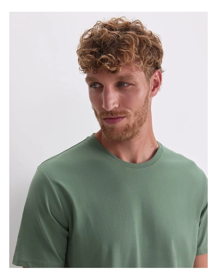 Supersoft Tee in Green image 7