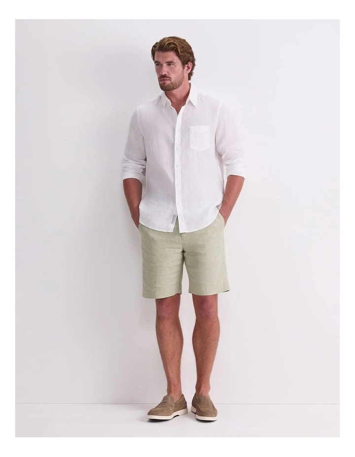 Long Sleeve Linen Shirt image 3