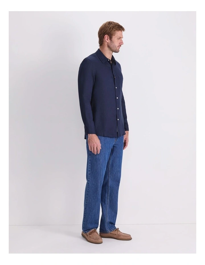 Long Sleeve Linen Shirt image 3
