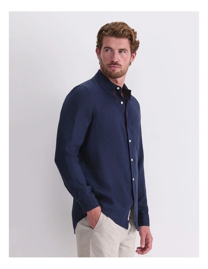 Long Sleeve Linen Shirt image 4
