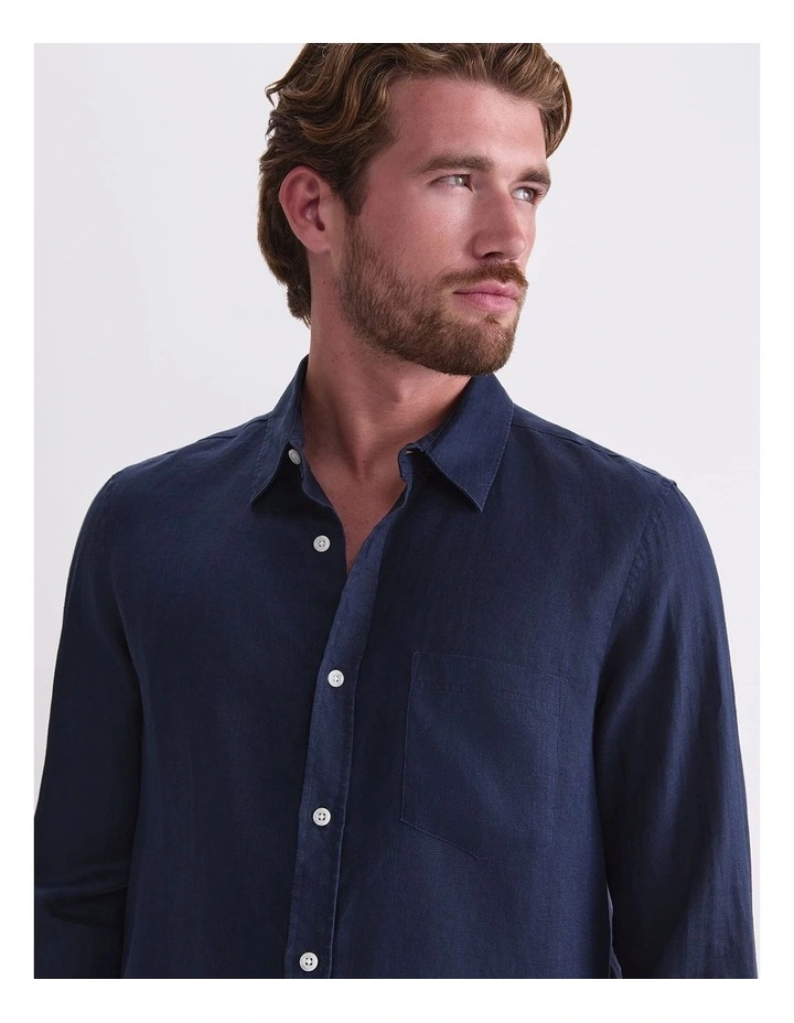 Long Sleeve Linen Shirt image 5