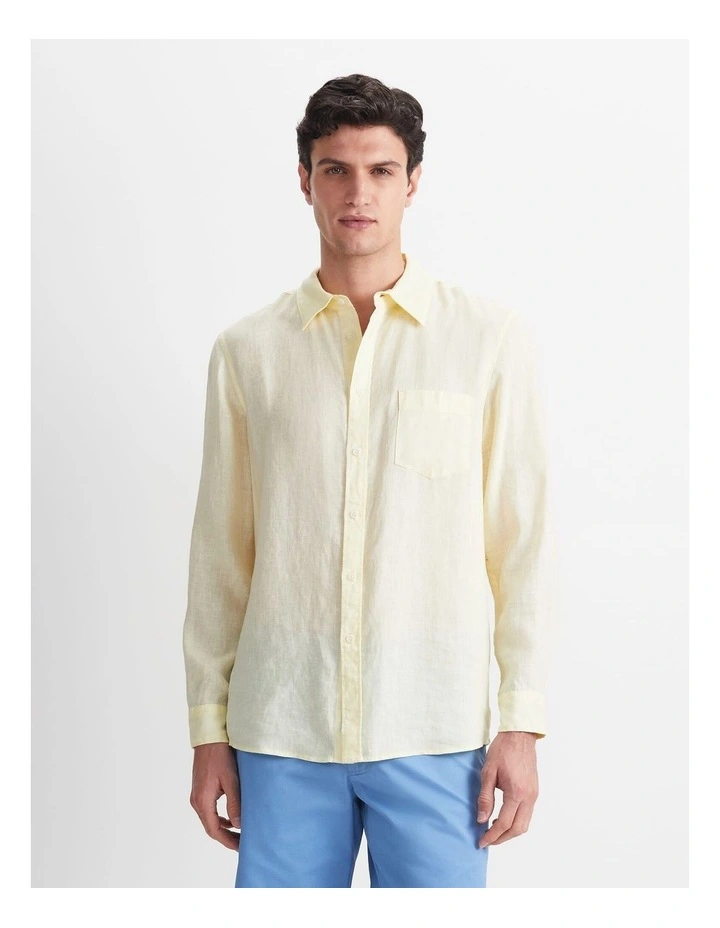 Long Sleeve Linen Shirt image 3