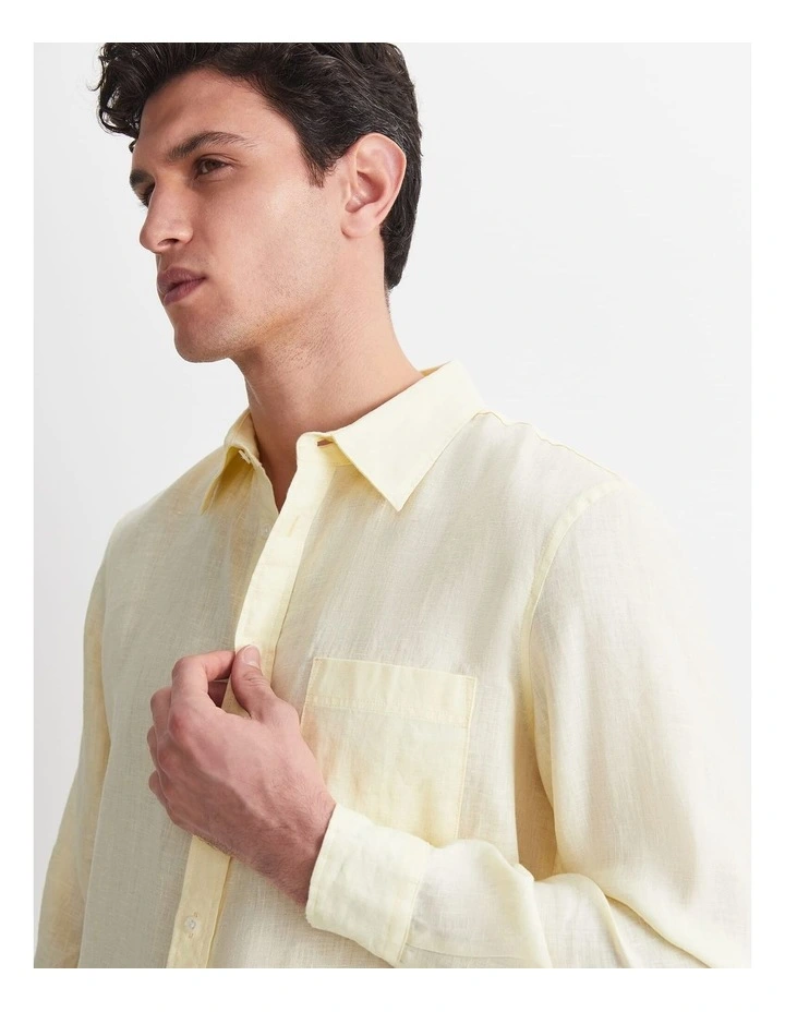 Long Sleeve Linen Shirt image 6