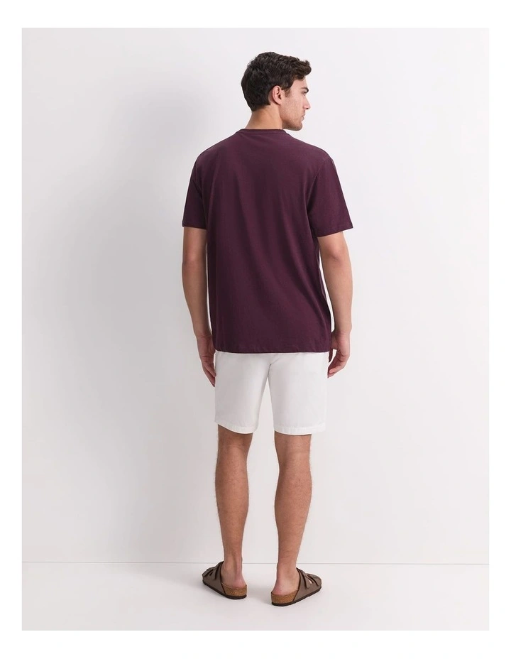 Supersoft Melange Tee in Red image 2