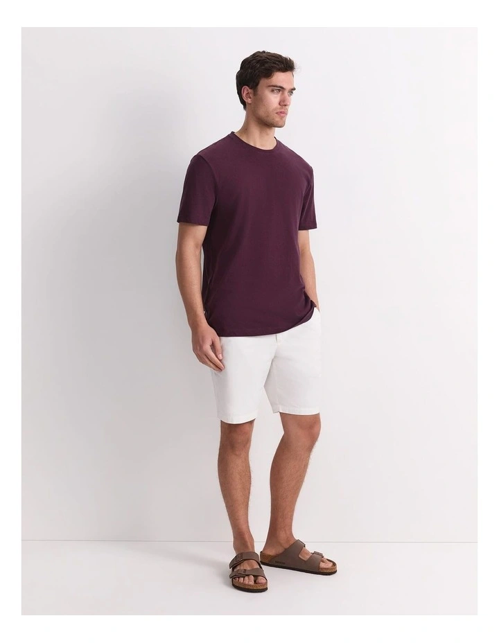 Supersoft Melange Tee in Red image 3