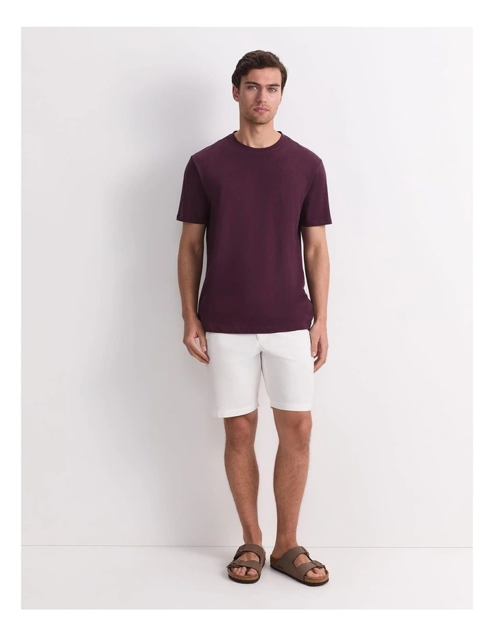 Supersoft Melange Tee in Red image 4