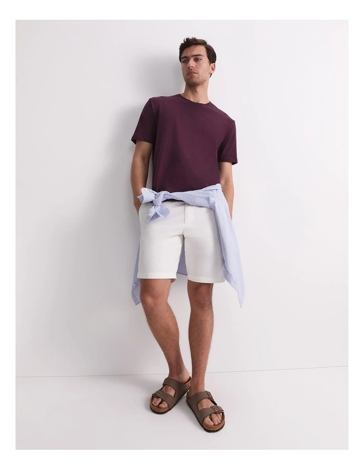 Supersoft Melange Tee in Red image 5