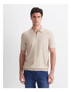 Ojas Zip Knit Polo