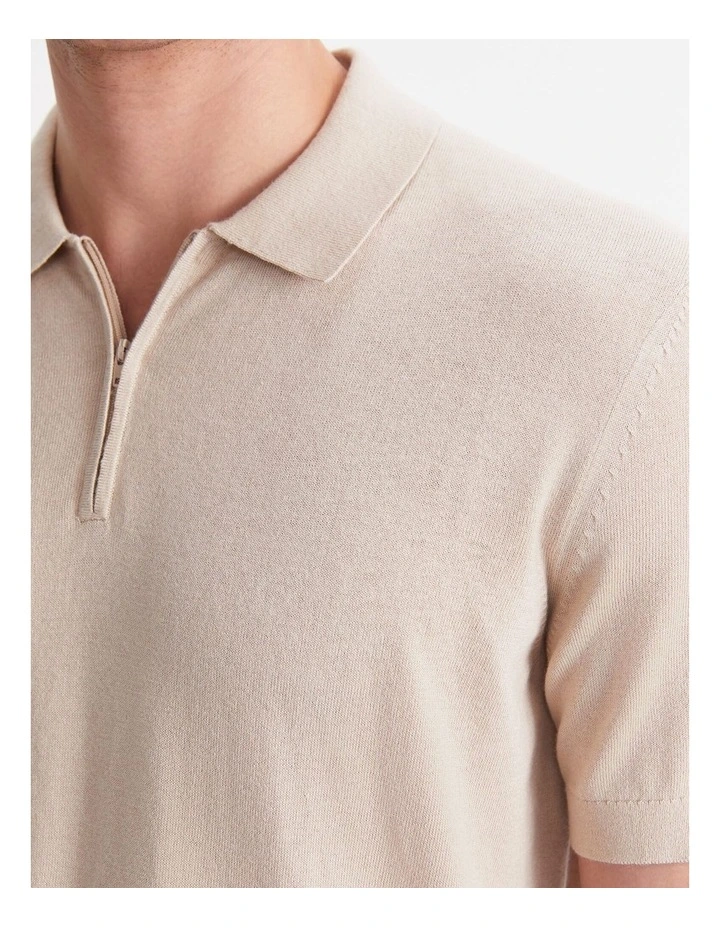 Ojas Zip Knit Polo image 7