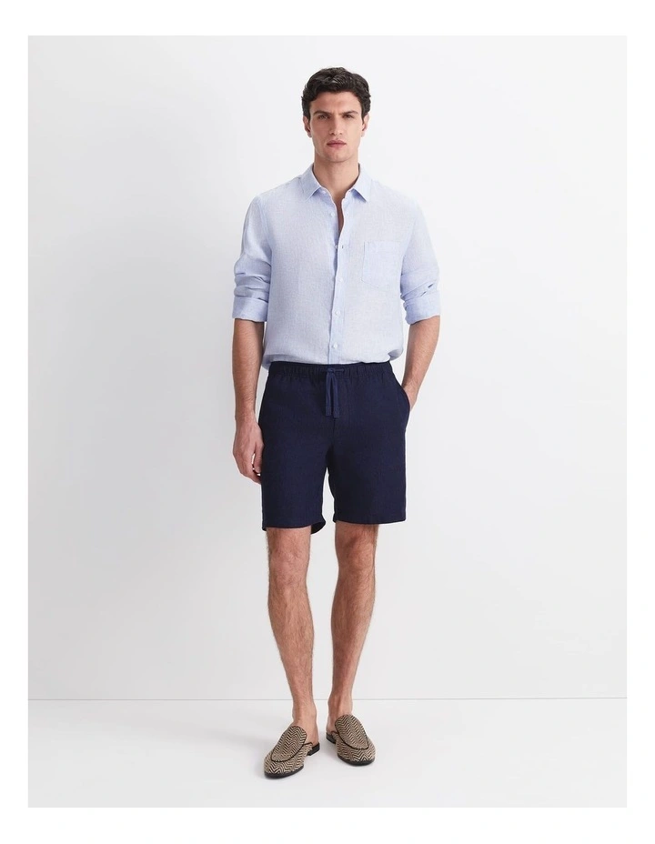 Caffery Yarn-Dyed Linen Short image 3