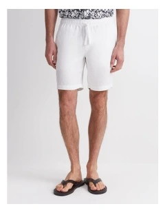 Caffery Yarn-Dyed Linen Short