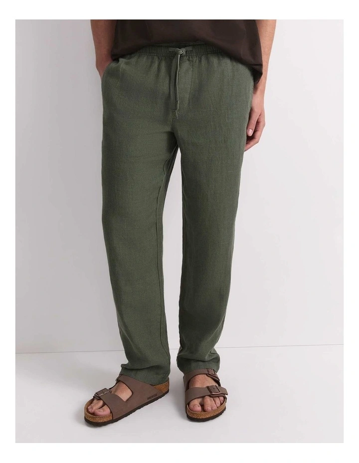 Caffery Yarn-Dyed Linen Pant image 1