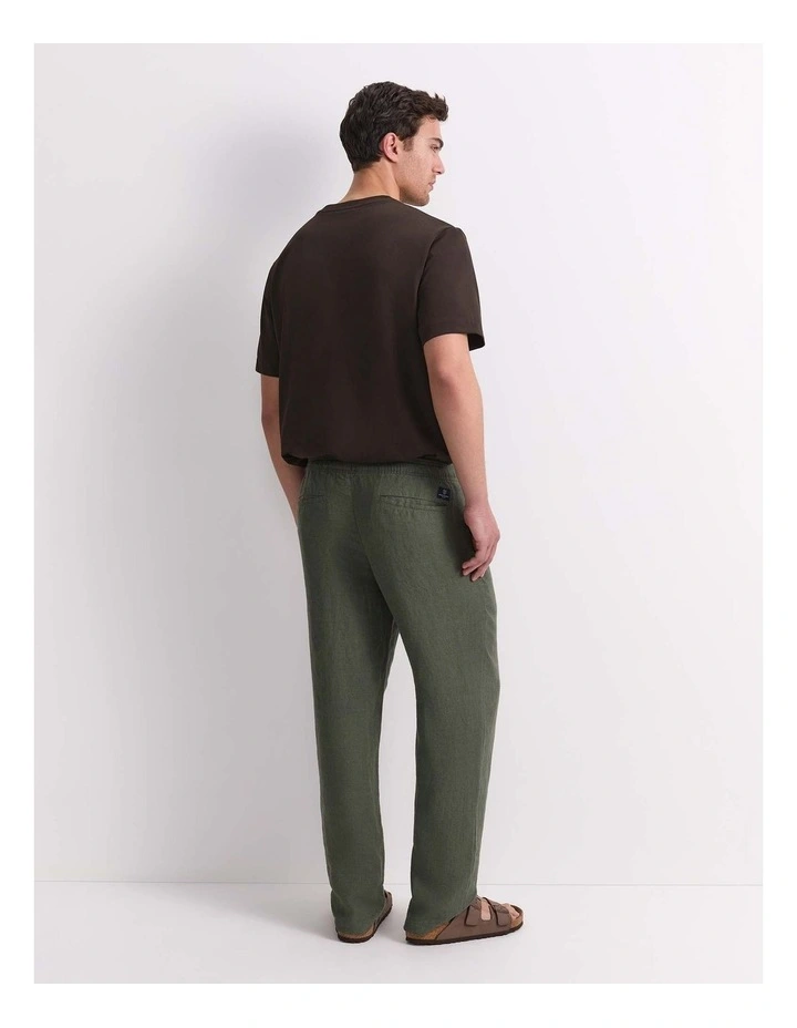 Caffery Yarn-Dyed Linen Pant image 2