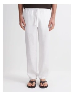 Caffery Yarn-Dyed Linen Pant