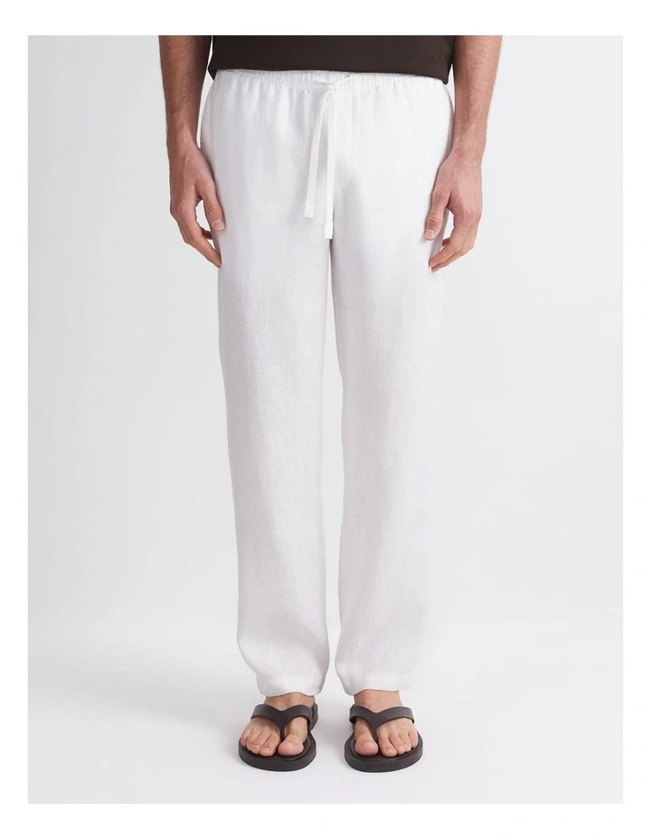Caffery Yarn-Dyed Linen Pant image 1
