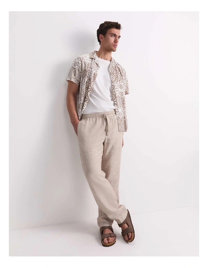 Caffery Yarn-Dyed Linen Pant image 2