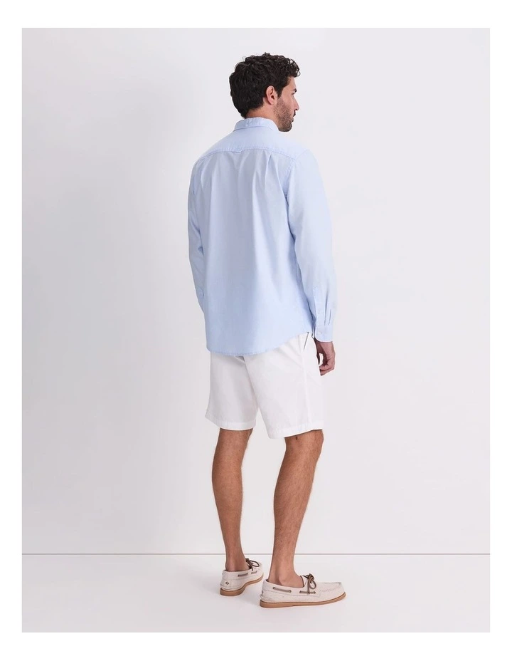 Oxford Long Sleeve Shirt in Blue image 2