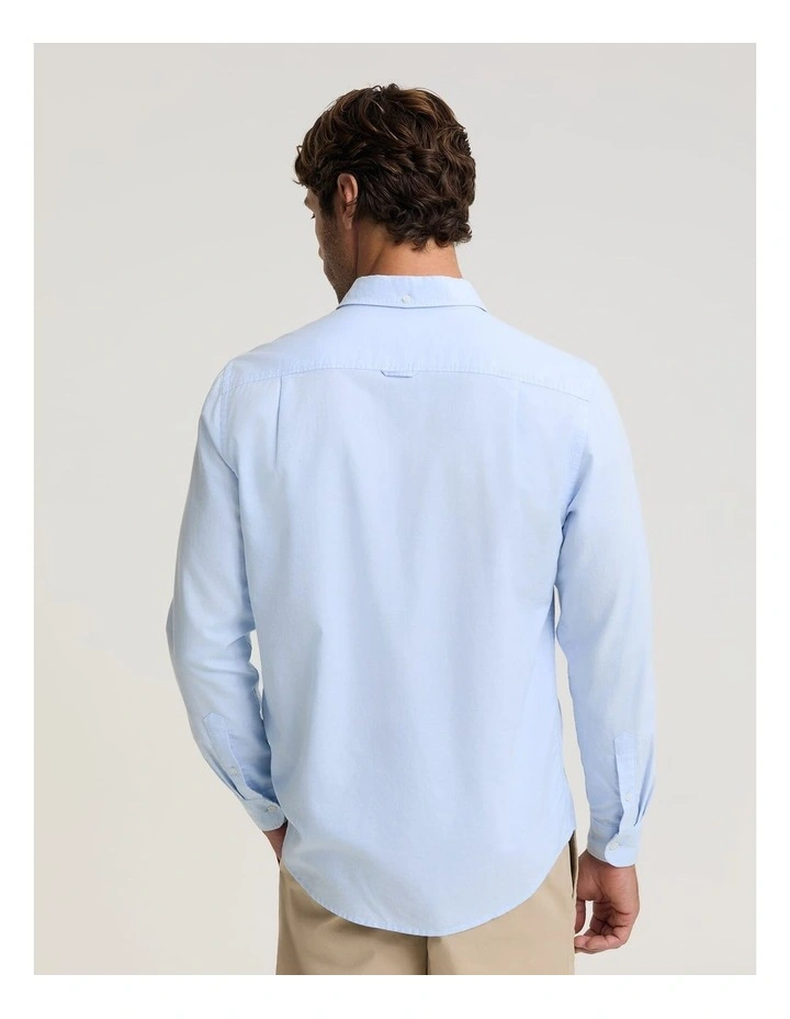 Oxford Long Sleeve Shirt in Blue image 2