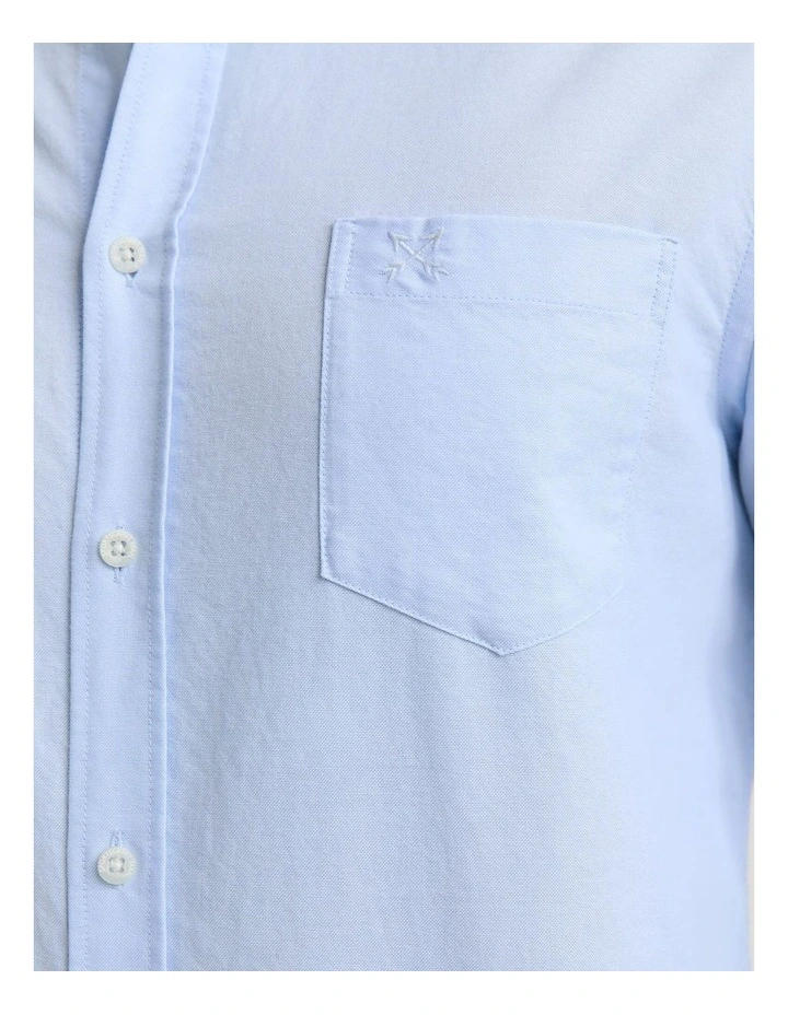 Oxford Long Sleeve Shirt in Blue image 6