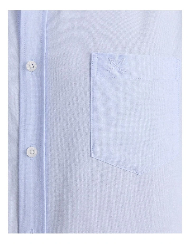 Oxford Long Sleeve Shirt in Blue image 7