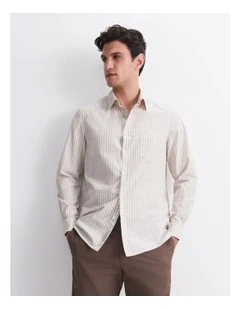 Thomas Long Sleeve Gingham Shirt