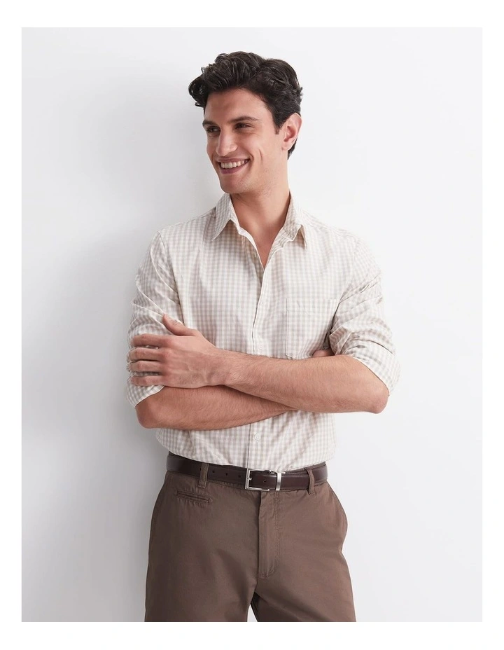 Thomas Long Sleeve Gingham Shirt image 3