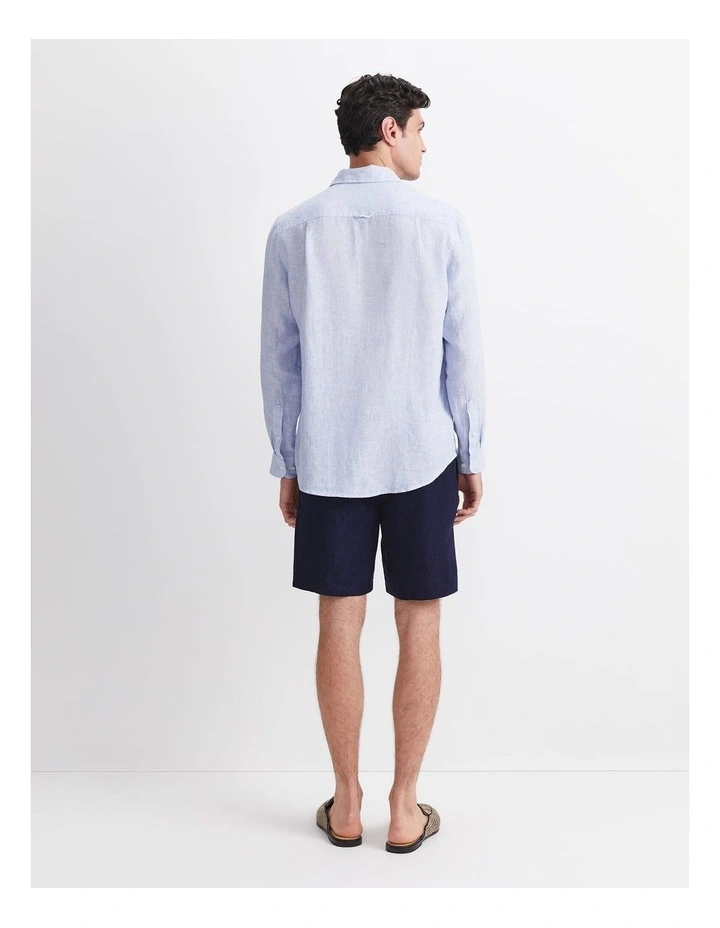 Vinnie Long Sleeve Linen Shirt image 2