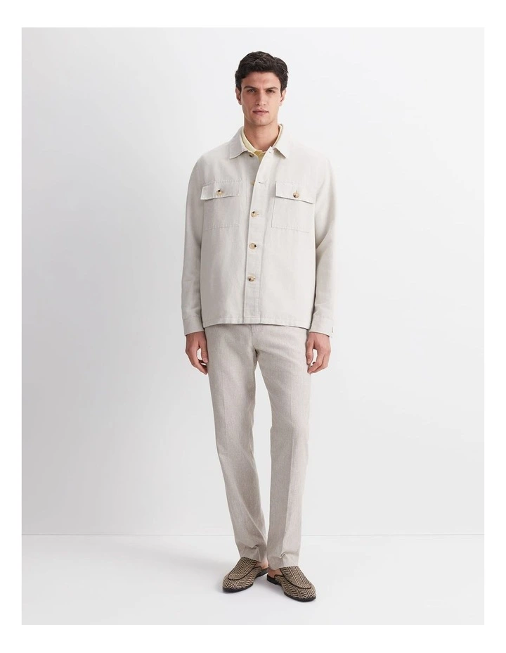 Otis Linen Blend Casual Jacket image 4