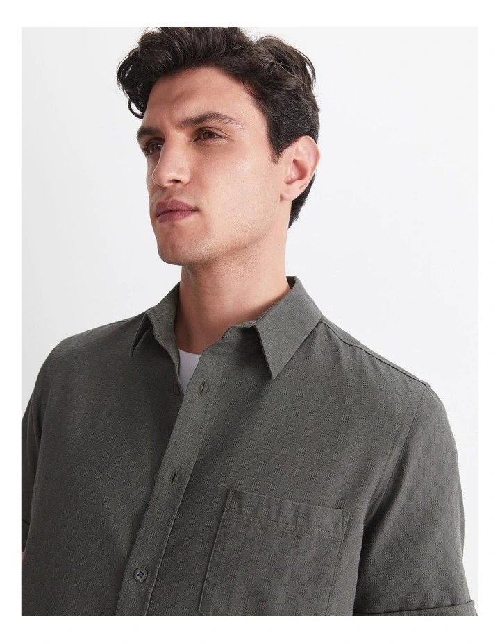 Short Sleeve Delave Linen Shirt image 6