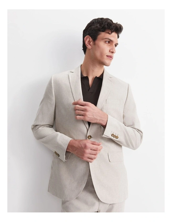 Jeffrey Linen Blend Suit Jacket image 6