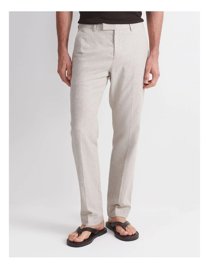 Jeffery Linen Blend Suit Pant image 1
