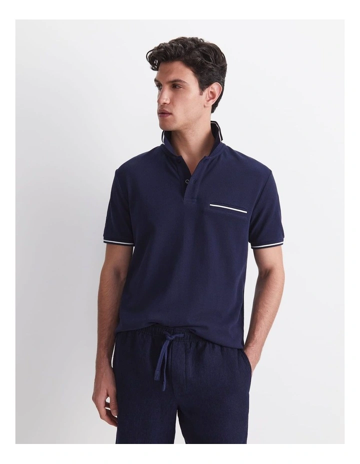 Toby Cotton Texture Polo image 1