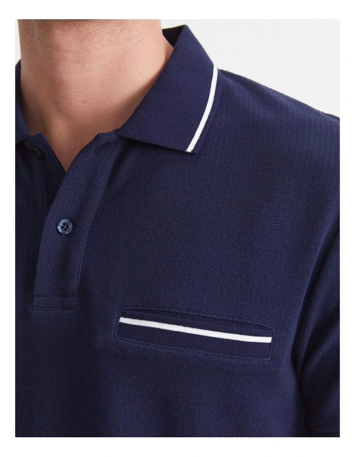 Toby Cotton Texture Polo image 6
