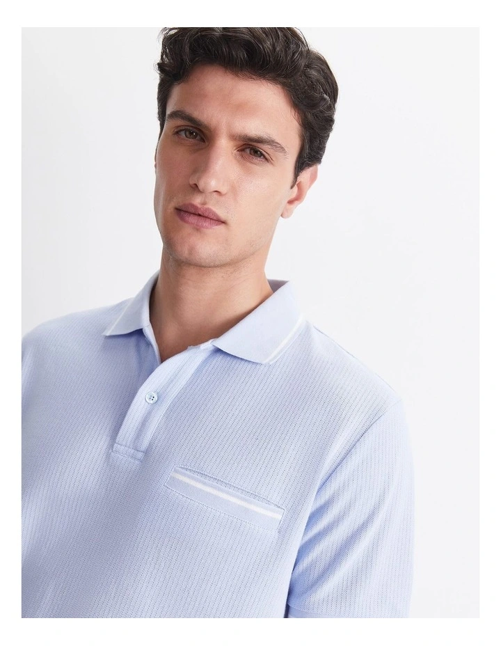Toby Cotton Texture Polo image 2
