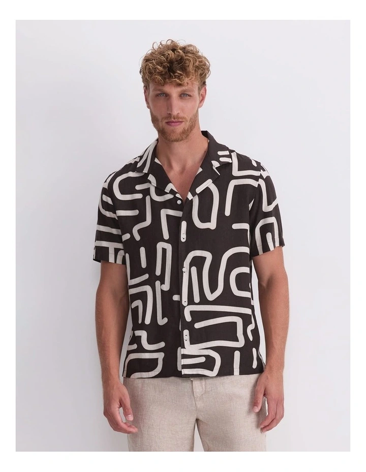 Kewarra Resort Shirt in Brown image 1