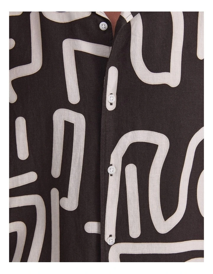 Kewarra Resort Shirt in Brown image 5