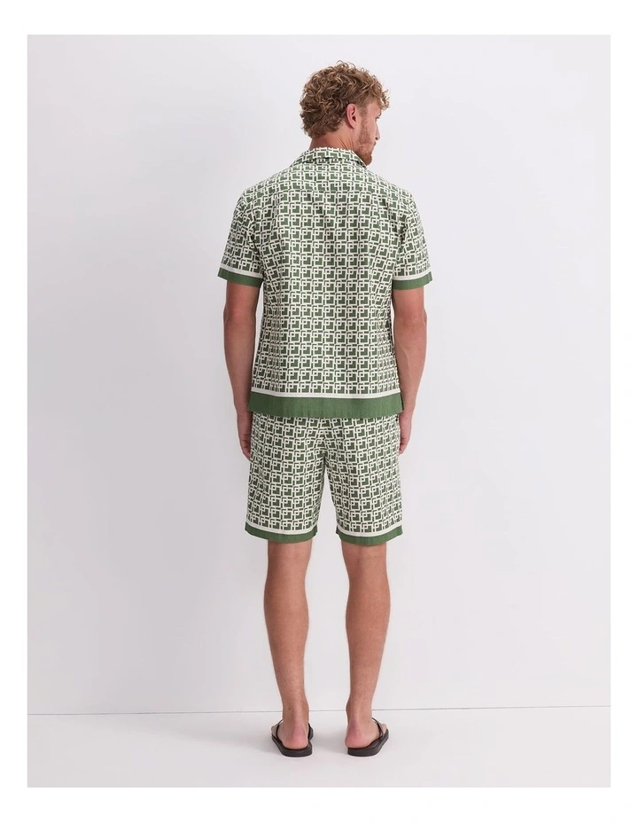 Dominic Resort Shirt in Green image 2