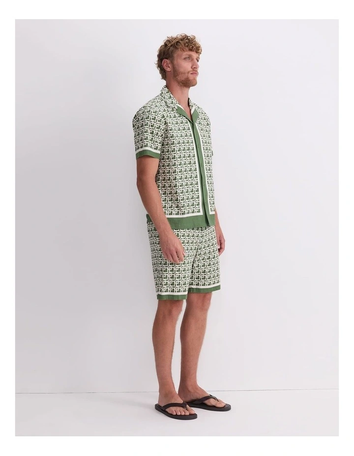 Dominic Resort Shirt in Green image 3