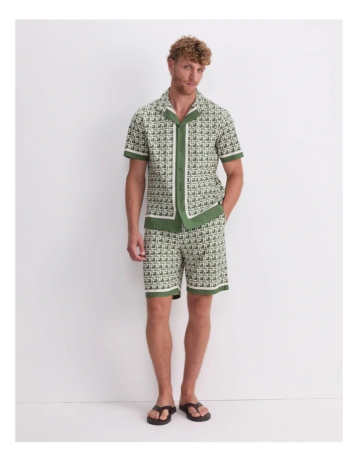 Dominic Resort Shirt in Green image 4