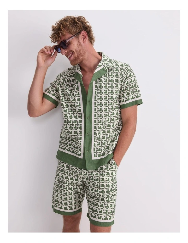 Dominic Resort Shirt in Green image 5