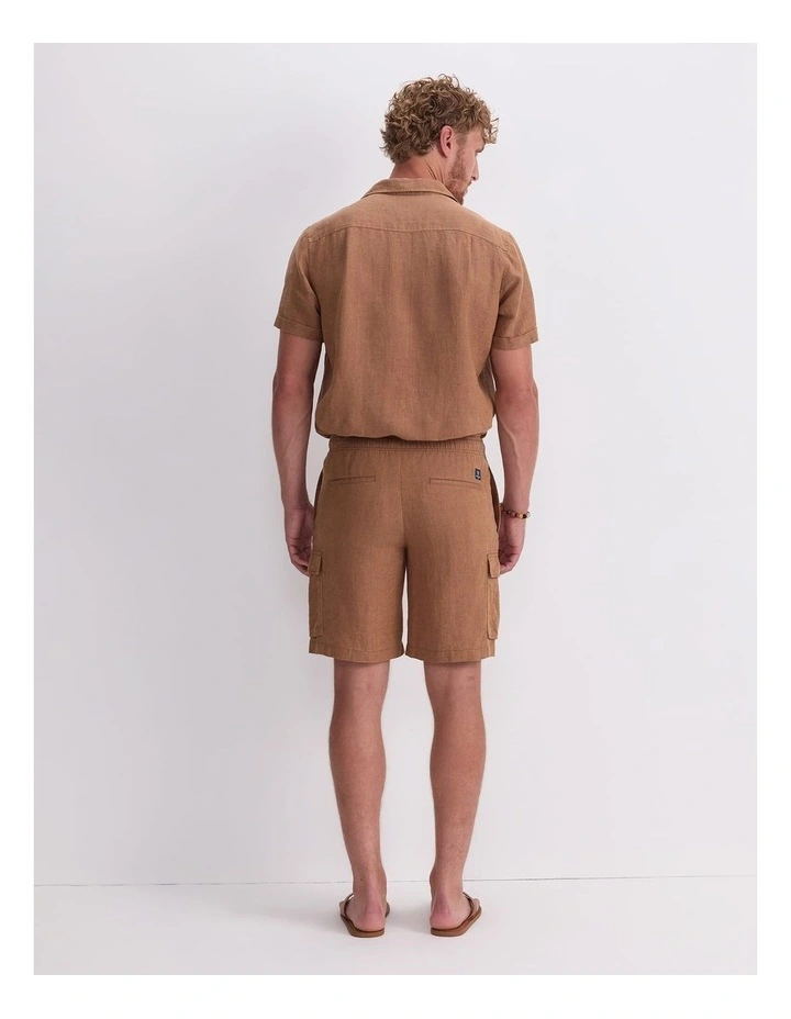 Caffery Cargo Short in Brown image 2