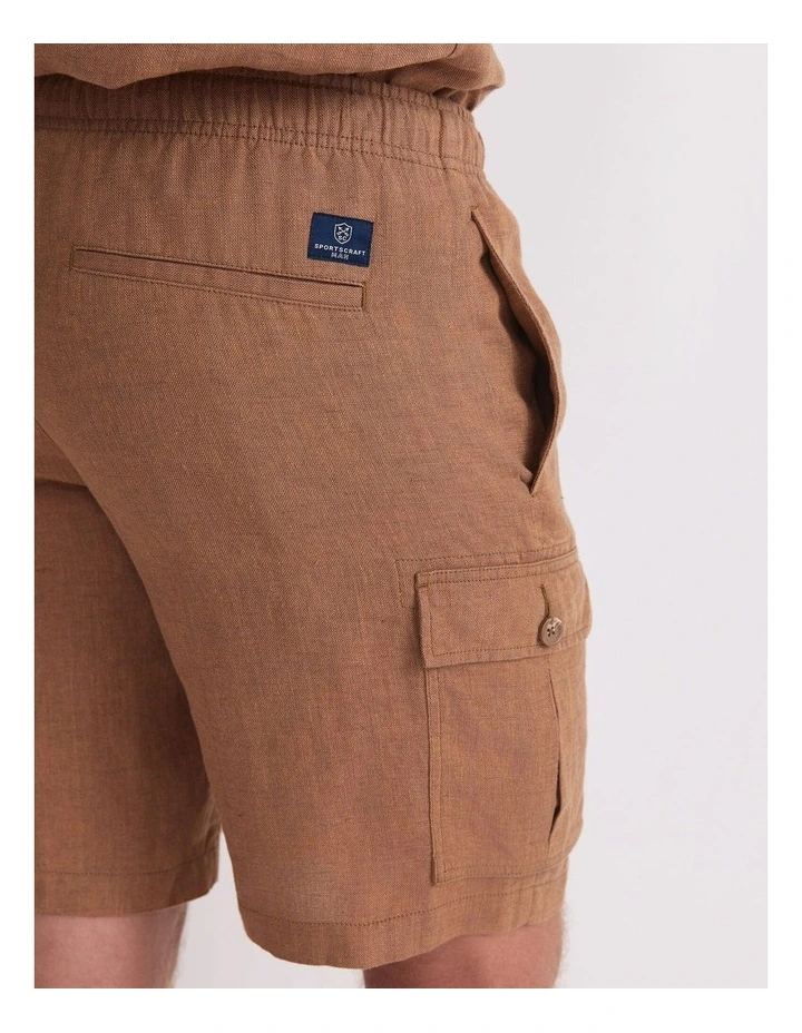 Caffery Cargo Short in Brown image 3