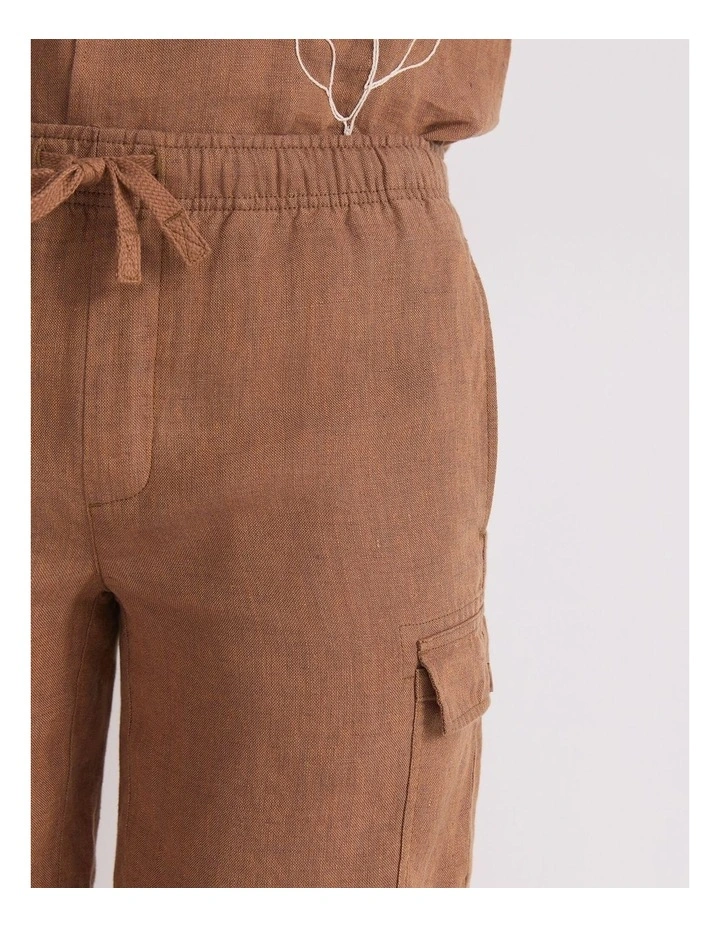 Caffery Cargo Short in Brown image 4