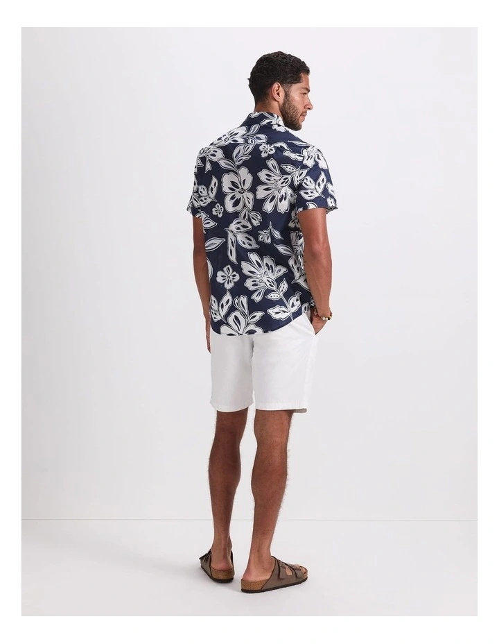 Rhett Short Sleeve Print Shirt in Midnight image 2