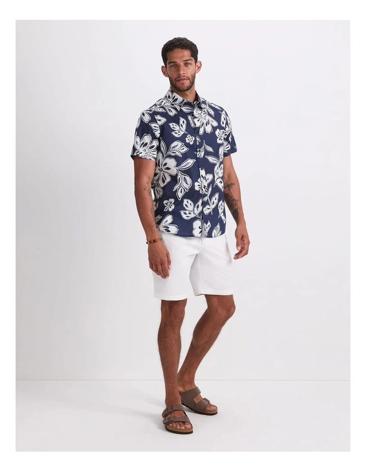 Rhett Short Sleeve Print Shirt in Midnight image 3