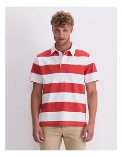 Short Sleeve Rugby Shirt in Multi