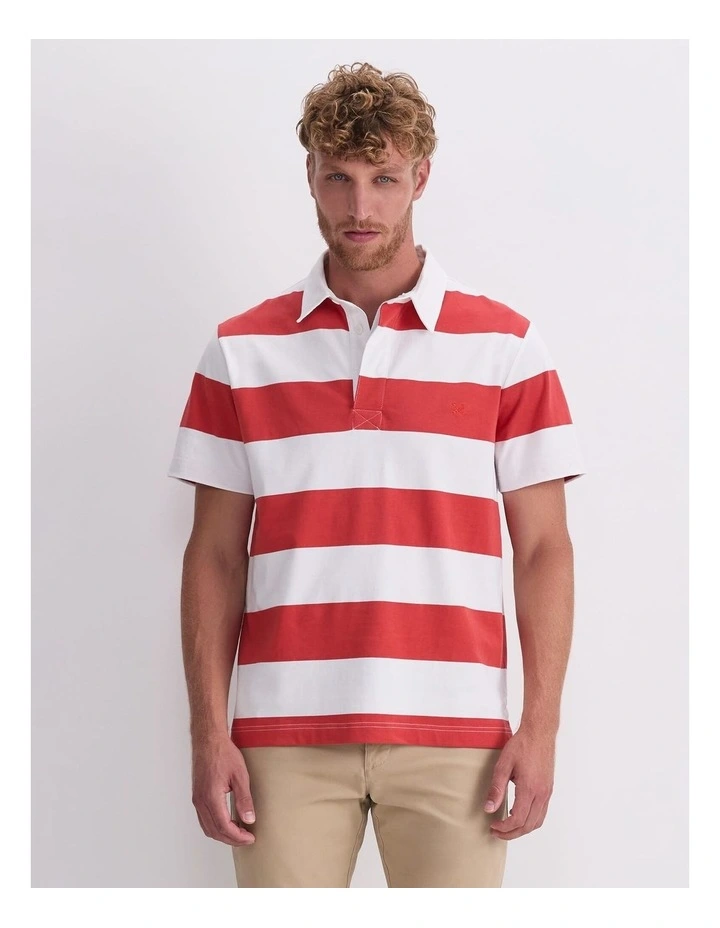 Short Sleeve Rugby Shirt in Multi image 1